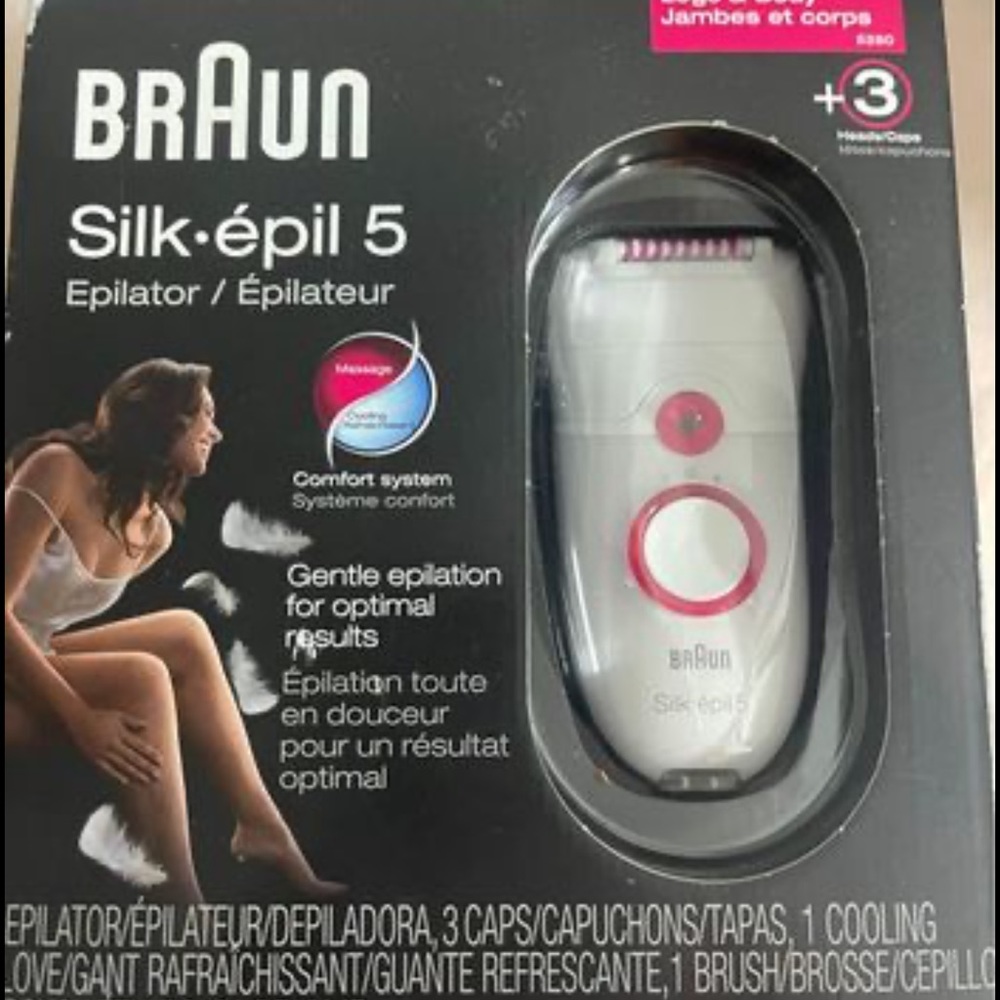 Brand new Braun epilator.box is sealed